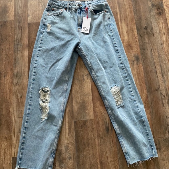 Urban Outfitters BDG Pax Straight Ankle High Waist Jeans 27 NWT - Picture 2 of 6